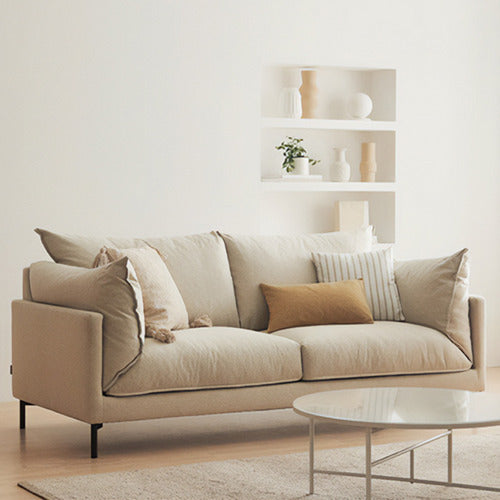 MODERN COLLECTIVE MAXIM 2 SEATER LINEN-BLEND SOFA