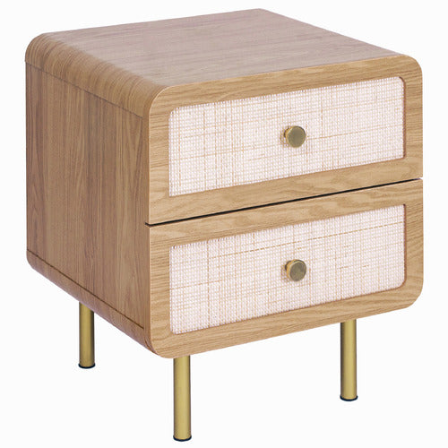 MAXINE 2 DRAWER BEDSIDE TABLE