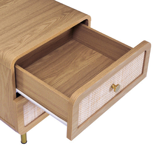 MAXINE 2 DRAWER BEDSIDE TABLE
