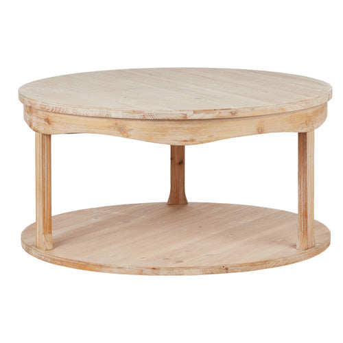 THE HOME COLLECTIVE MAYRA FIR WOOD COFFEE TABLE