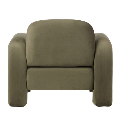 THE HOME COLLECTIVE MEINE VELVET ARMCHAIR