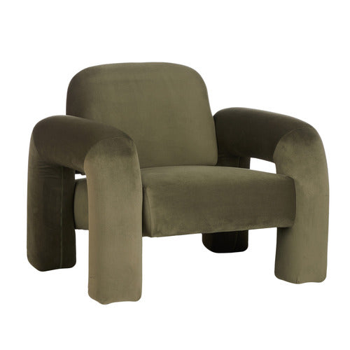 THE HOME COLLECTIVE MEINE VELVET ARMCHAIR