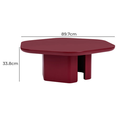 MERLOT PREMIUM HEX 90CM COFFEE TABLE