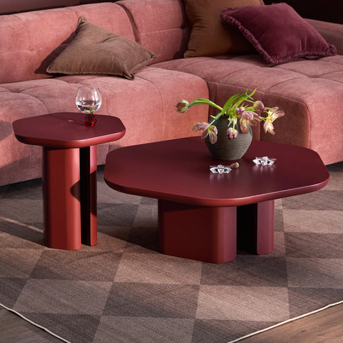 MERLOT PREMIUM HEX 90CM COFFEE TABLE