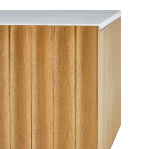 MIA MANGO WOOD & MARBLE TV UNIT