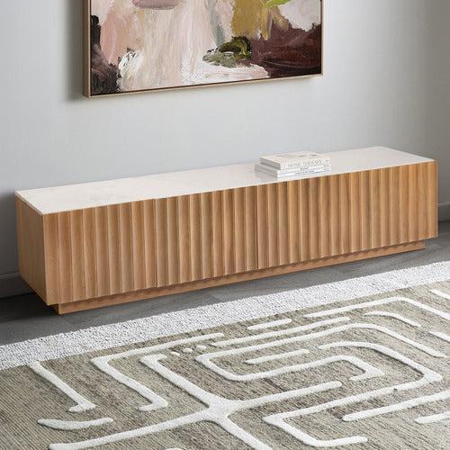 MIA MANGO WOOD & MARBLE TV UNIT