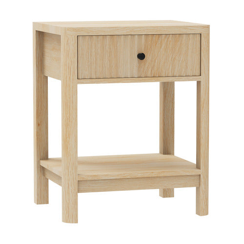 CORNER OFFICE MIKOLAJ 1 DRAWER BEDSIDE TABLE