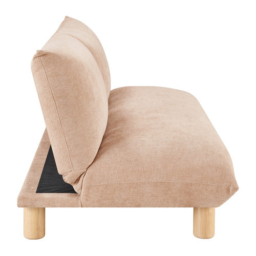 CORE LIVING MITCH 2 SEATER DOUBLE CHENILLE SOFA BED