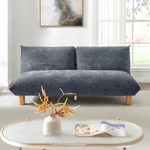 CORE LIVING MITCH 2 SEATER DOUBLE CHENILLE SOFA BED