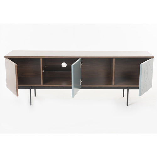 CORNER OFFICE 160CM MONICA 3 DOOR TV UNIT