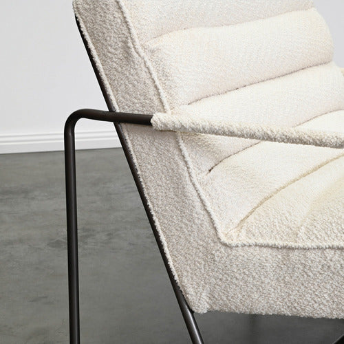 BROOKLYN AND BELLA MONIKA BOUCLE ACCENT CHAIR