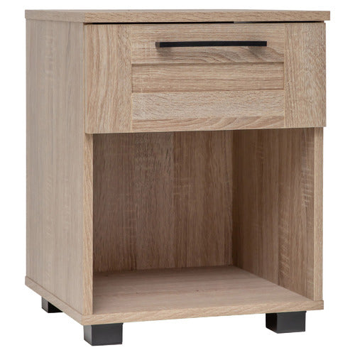 WEST VALLEY INTERIORS MEECAN 1 DRAWER BEDSIDE TABLE