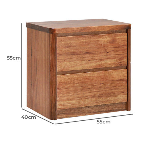 EVERGREEN HOME MONTY BLACKWOOD BEDSIDE TABLE