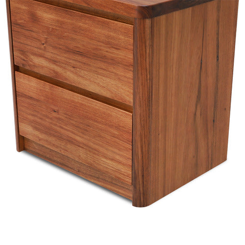 EVERGREEN HOME MONTY BLACKWOOD BEDSIDE TABLE