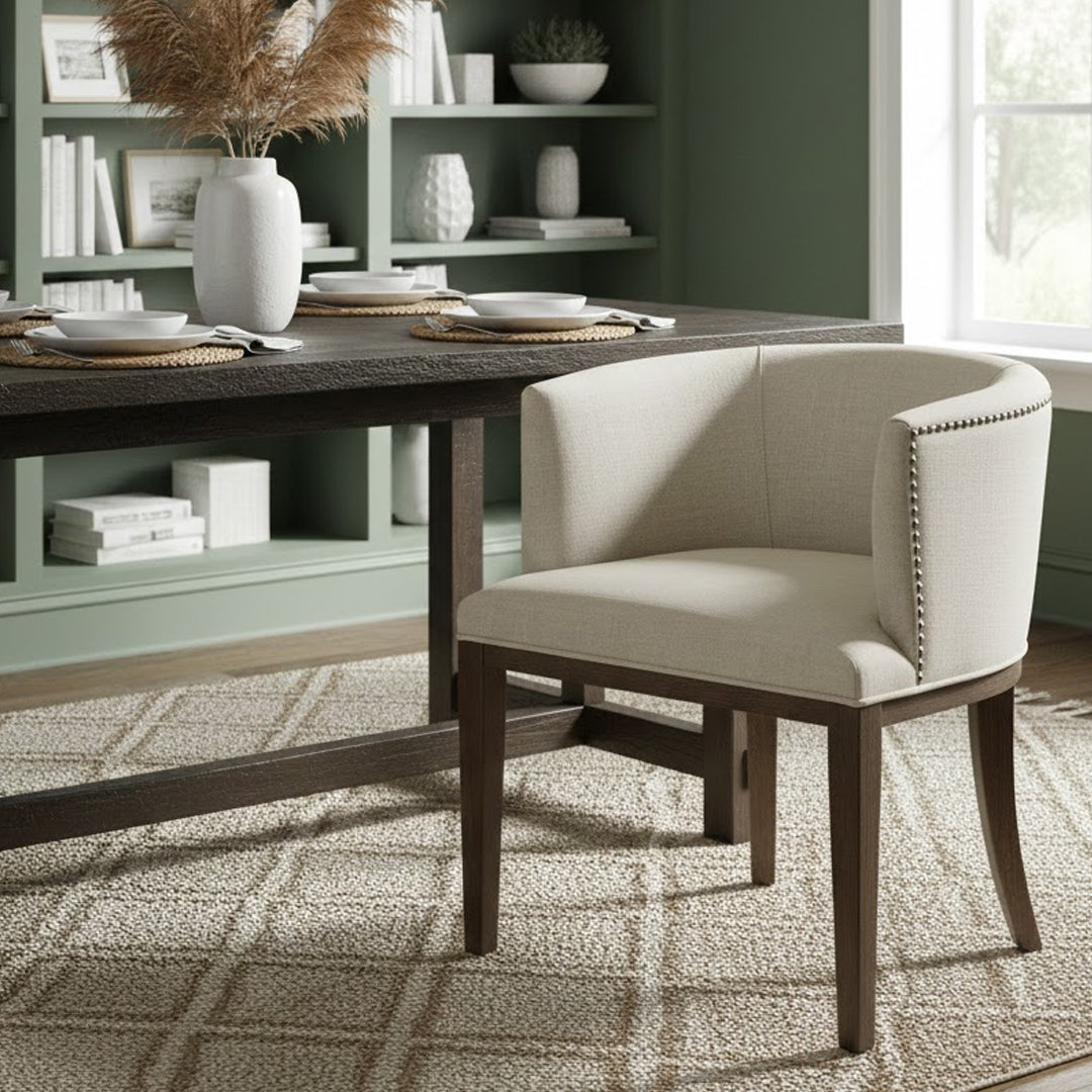 NATURALLY PROVINICIAL MAXIME FABRIC TUB CHAIR