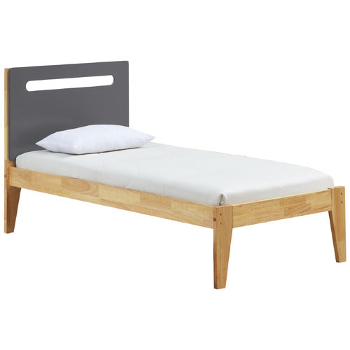 WESTERN DESIGNS NATURAL & CHARCOAL CASLA BED FRAME