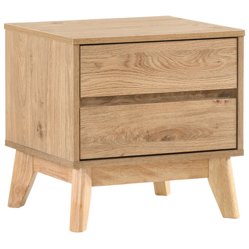 CORE LIVING ANDERSON 2 DRAWER BEDSIDE TABLE