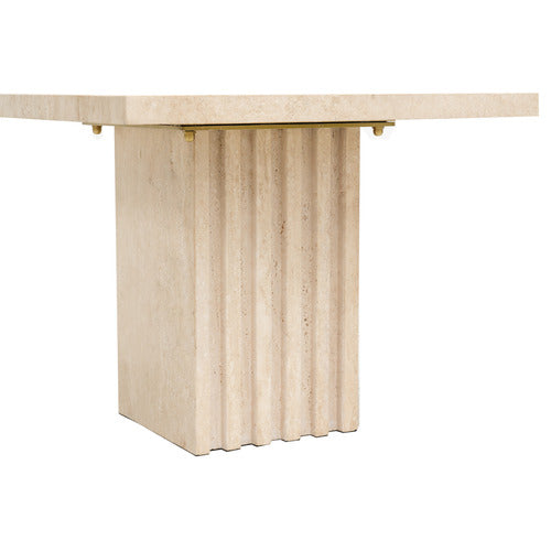 REXINGTON HOME NAYA TRAVERTINE COFFEE TABLE
