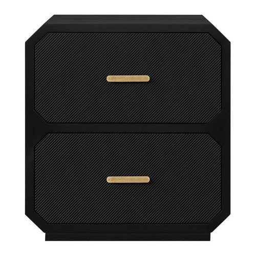 REXINGTON HOME NELSON 2 DRAWER BEDSIDE TABLE