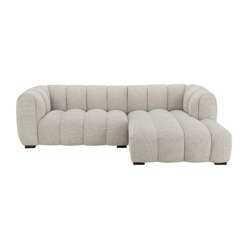 NELSON PREMIUM 3 SEATER UPHOLSTERED SOFA WITH CHAISE