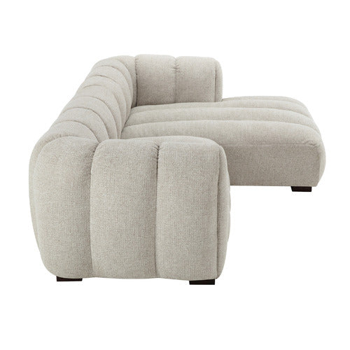 NELSON PREMIUM 3 SEATER UPHOLSTERED SOFA WITH CHAISE