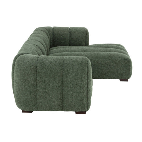 NELSON PREMIUM 3 SEATER UPHOLSTERED SOFA WITH CHAISE