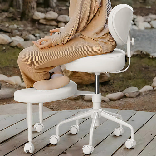 MODERN COLLECTIVE NEWPORT FAUX LEATHER MEDITATION CHAIR