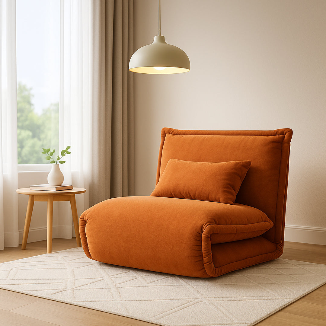 OCONNELL SOFA BED CHAIR RUST