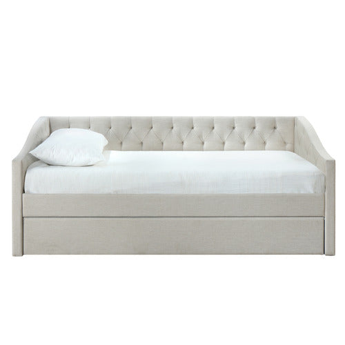 WESTERN DESIGNS OAT WHITE ALLEGRA SOFA DAYBED WITH TRUNDLE
