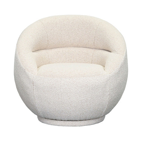 BROOKLYN AND BELLA CLARA BOUCLE SWIVEL ACCENT CHAIR