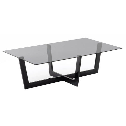 LINEA FURNITURE BLACK ODDVAR COFFEE TABLE