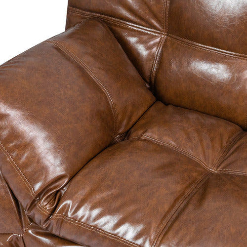 OAKLEIGH HOME OLARP 3 SEATER PU LEATHER SOFA BED