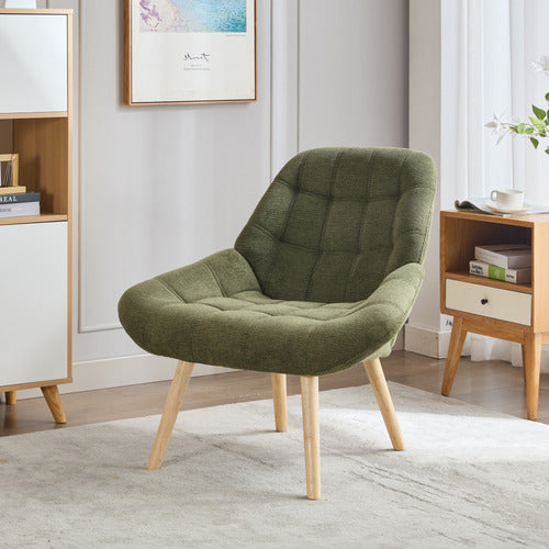 CASSINGTON HOME BRITTANY RUBBERWOOD ACCENT CHAIR