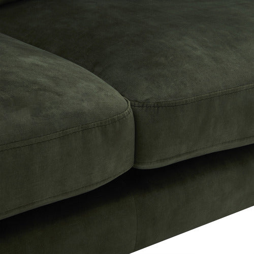 DARYA 3 SEATER VELVET SOFA