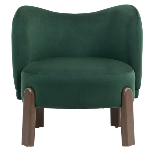 EVIE HOME ORION VELVET ACCENT CHAIR