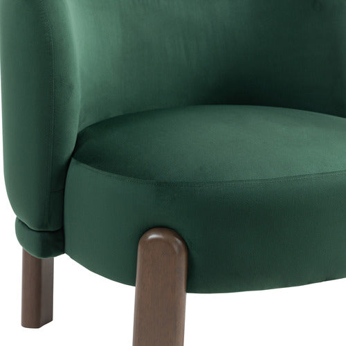 EVIE HOME ORION VELVET ACCENT CHAIR