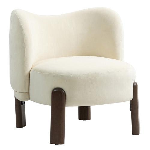 EVIE HOME ORION VELVET ACCENT CHAIR