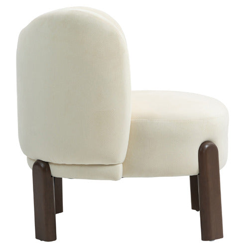 EVIE HOME ORION VELVET ACCENT CHAIR
