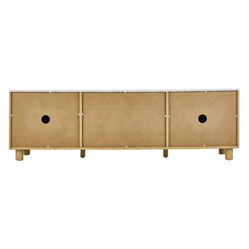 LIVING FUSION CONEY FAUX MARBLE ENTERTAINMENT UNIT