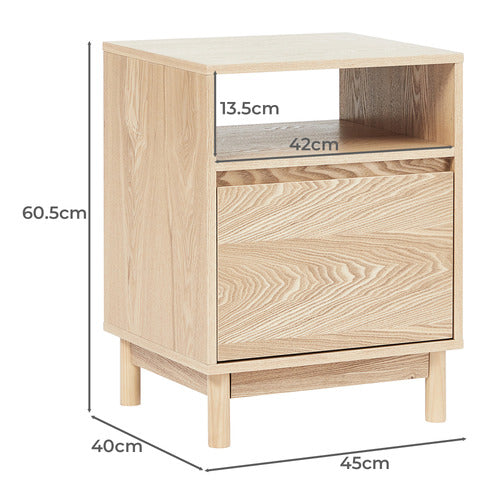 MADDISON LANE PAXTON BEDSIDE TABLE
