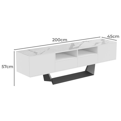 KEYS ROAD DESIGNS PAYTON CERAMIC ENTERTAINMENT UNIT