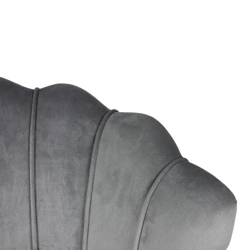NATURALLY PROVINICIAL PELIAS VELVET ARMCHAIR