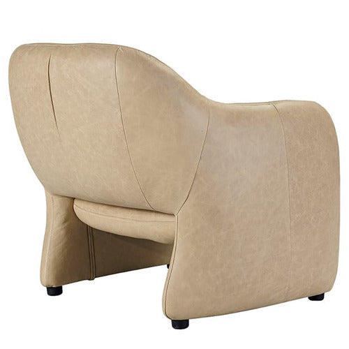 REXINGTON HOME PHILIPPA COW LEATHER ARMCHAIR