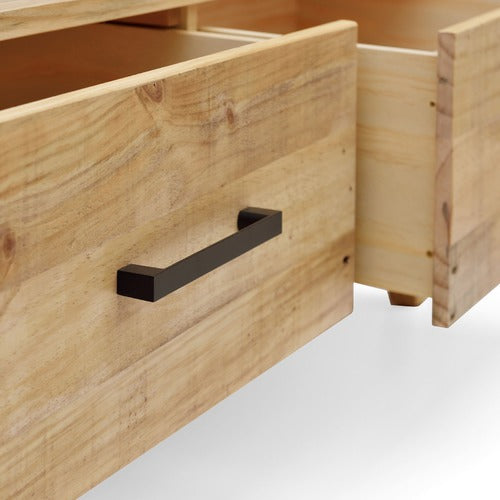 EVERGREEN HOME AVA RECYCLED PINE WOOD TV UNIT