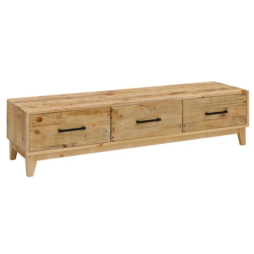EVERGREEN HOME AVA RECYCLED PINE WOOD TV UNIT