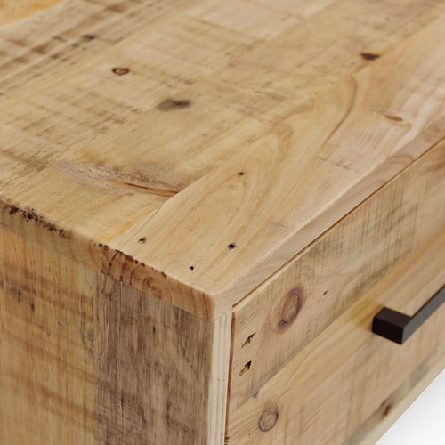 EVERGREEN HOME AVA RECYCLED PINE WOOD TV UNIT
