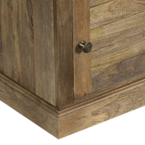 HOME & LIFESTYLE POWELL MANGO WOOD BEDSIDE TABLE