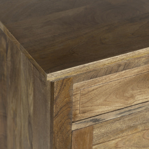 HOME & LIFESTYLE POWELL MANGO WOOD BEDSIDE TABLE
