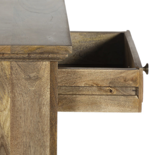 HOME & LIFESTYLE POWELL MANGO WOOD BEDSIDE TABLE