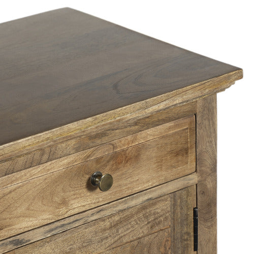 HOME & LIFESTYLE POWELL MANGO WOOD BEDSIDE TABLE
